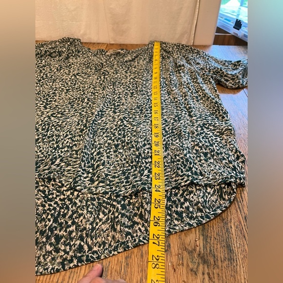 💚 PART TWO – Green & White Patterned Blouse – Size 44 - Picture 4 of 9